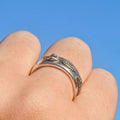 Swimming Alligator, silver